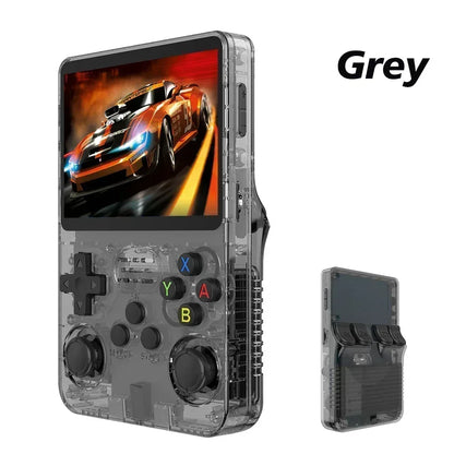 Max 256G Retro Handheld Game Console Linux System 3.5Inch IPS Screen Portable Pocket Video Player 2Joystick 64G 128G Games R36S